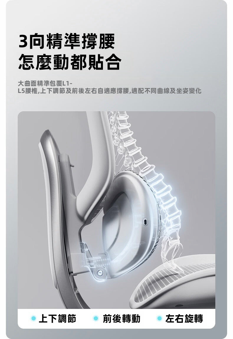 C300i 三向精準撐腰
